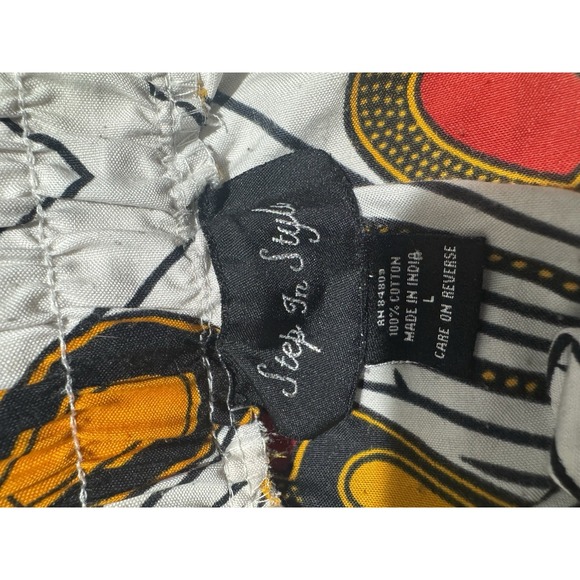 Step In Style Mid length Skirt w/ Unique Pattern, Women's Large #918 - Picture 3 of 6